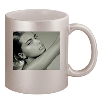 Adriana Lima 11oz Metallic Silver Mug