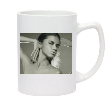 Adriana Lima 14oz White Statesman Mug