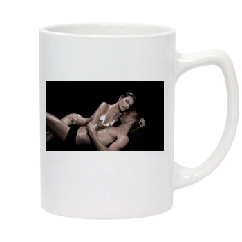 Alessandra Ambrosio 14oz White Statesman Mug