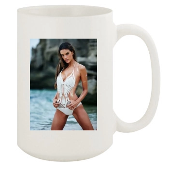 Alessandra Ambrosio 15oz White Mug