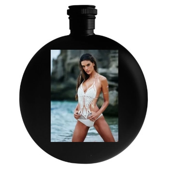 Alessandra Ambrosio Round Flask