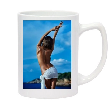 Alessandra Ambrosio 14oz White Statesman Mug