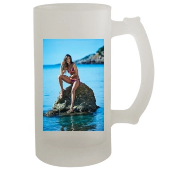 Alessandra Ambrosio 16oz Frosted Beer Stein