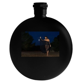 Alessandra Ambrosio Round Flask