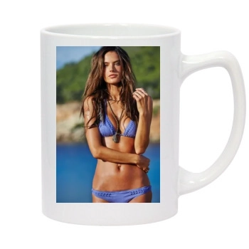 Alessandra Ambrosio 14oz White Statesman Mug