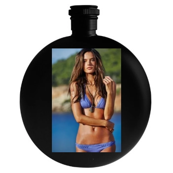 Alessandra Ambrosio Round Flask