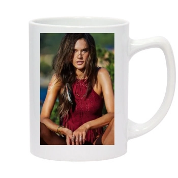 Alessandra Ambrosio 14oz White Statesman Mug