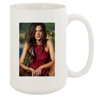 Alessandra Ambrosio 15oz White Mug