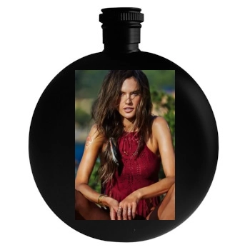 Alessandra Ambrosio Round Flask