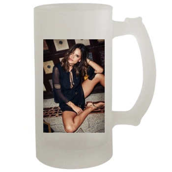 Alessandra Ambrosio 16oz Frosted Beer Stein