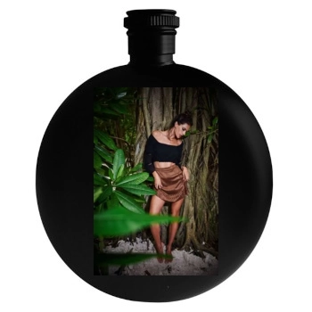 Alessandra Ambrosio Round Flask