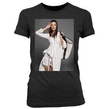 Alessandra Ambrosio Women's Junior Cut Crewneck T-Shirt