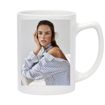 Alessandra Ambrosio 14oz White Statesman Mug