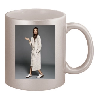 Alessandra Ambrosio 11oz Metallic Silver Mug