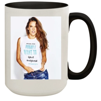 Alessandra Ambrosio 15oz Colored Inner & Handle Mug