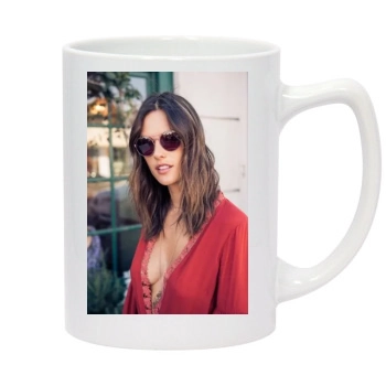 Alessandra Ambrosio 14oz White Statesman Mug