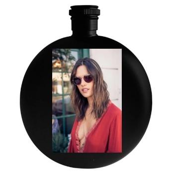 Alessandra Ambrosio Round Flask