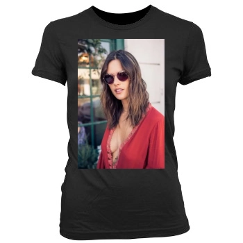 Alessandra Ambrosio Women's Junior Cut Crewneck T-Shirt