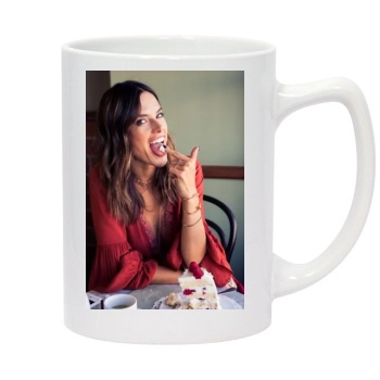 Alessandra Ambrosio 14oz White Statesman Mug