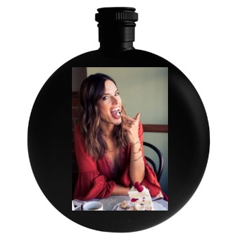 Alessandra Ambrosio Round Flask