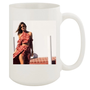 Alessandra Ambrosio 15oz White Mug