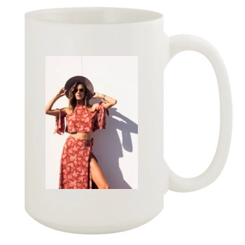 Alessandra Ambrosio 15oz White Mug