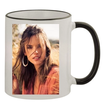 Alessandra Ambrosio 11oz Colored Rim & Handle Mug