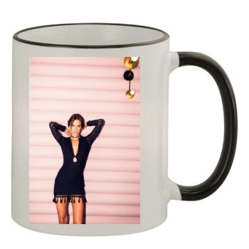 Alessandra Ambrosio 11oz Colored Rim & Handle Mug