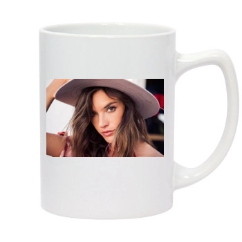 Alessandra Ambrosio 14oz White Statesman Mug