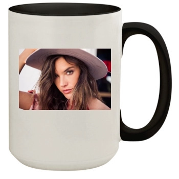 Alessandra Ambrosio 15oz Colored Inner & Handle Mug