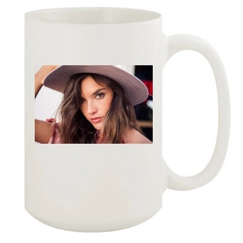 Alessandra Ambrosio 15oz White Mug