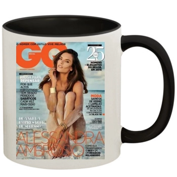 Alessandra Ambrosio 11oz Colored Inner & Handle Mug