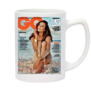 Alessandra Ambrosio 14oz White Statesman Mug