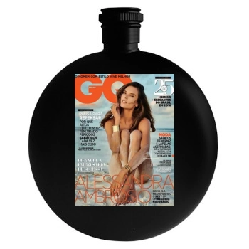 Alessandra Ambrosio Round Flask