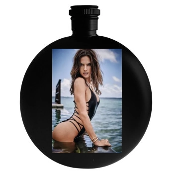 Alessandra Ambrosio Round Flask