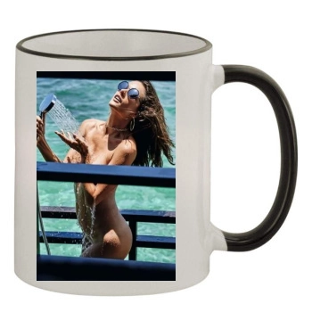 Alessandra Ambrosio 11oz Colored Rim & Handle Mug