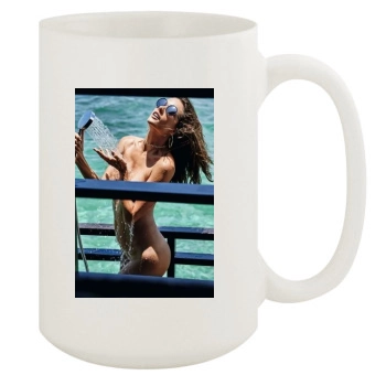 Alessandra Ambrosio 15oz White Mug