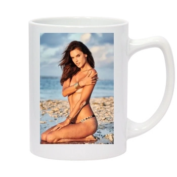 Alessandra Ambrosio 14oz White Statesman Mug