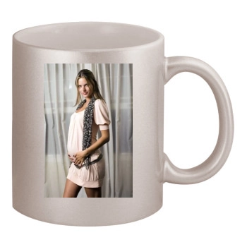 Alessandra Ambrosio 11oz Metallic Silver Mug