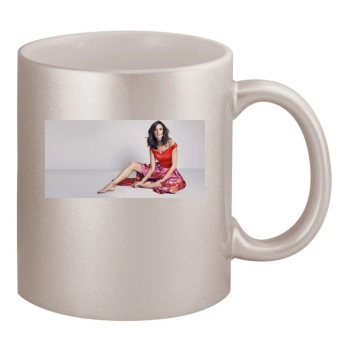 Alessandra Ambrosio 11oz Metallic Silver Mug