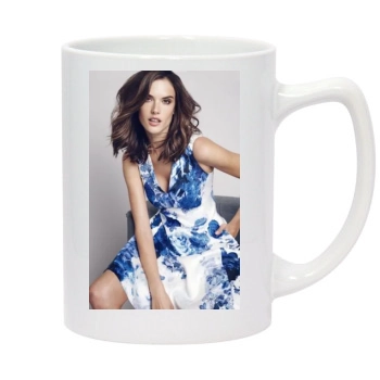 Alessandra Ambrosio 14oz White Statesman Mug