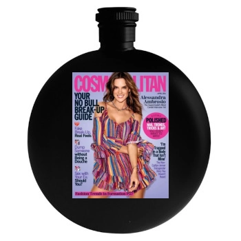 Alessandra Ambrosio Round Flask