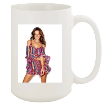 Alessandra Ambrosio 15oz White Mug