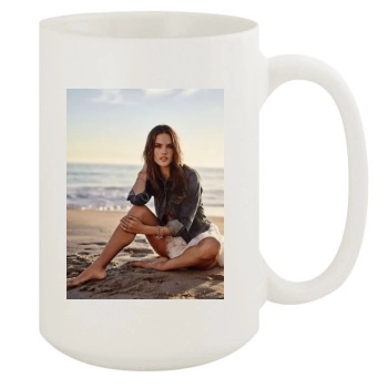 Alessandra Ambrosio 15oz White Mug