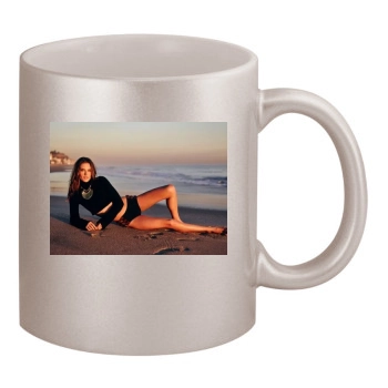 Alessandra Ambrosio 11oz Metallic Silver Mug