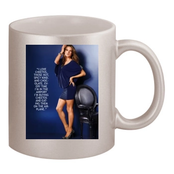 Alessandra Ambrosio 11oz Metallic Silver Mug