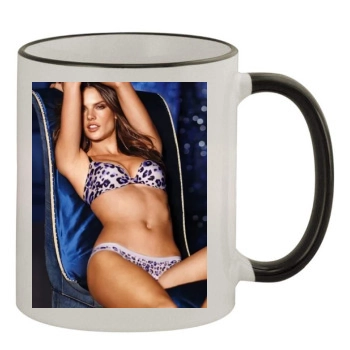 Alessandra Ambrosio 11oz Colored Rim & Handle Mug