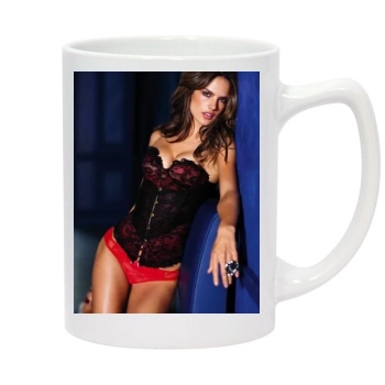 Alessandra Ambrosio 14oz White Statesman Mug