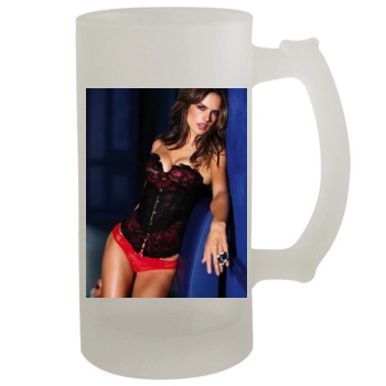 Alessandra Ambrosio 16oz Frosted Beer Stein