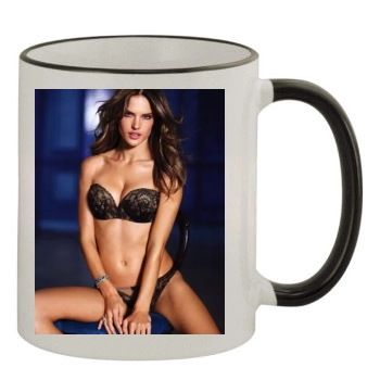 Alessandra Ambrosio 11oz Colored Rim & Handle Mug